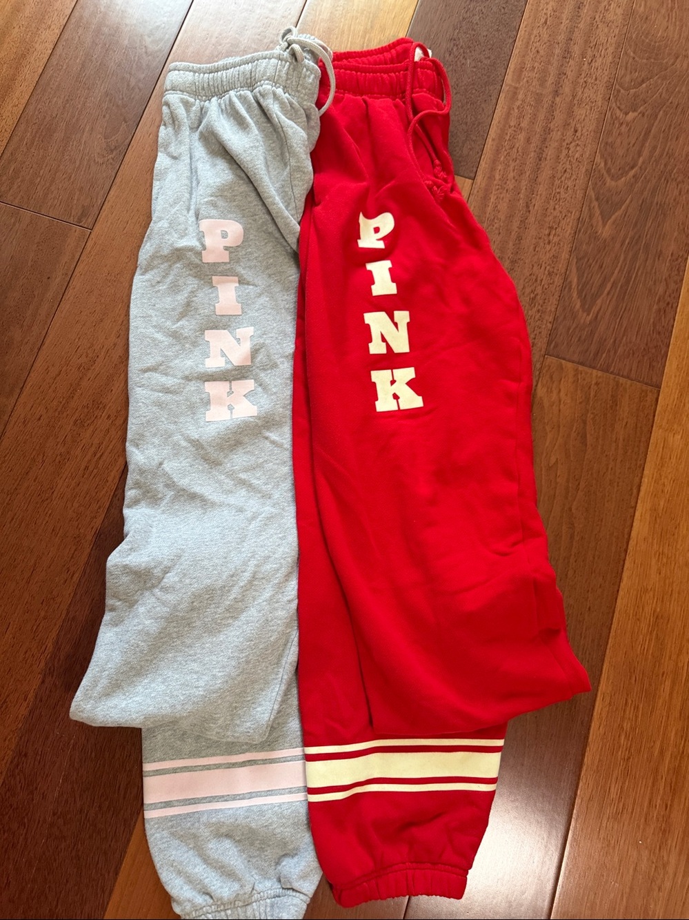 2 Pair of Victoria Secrets PINK Sweatpants. Good Condition. Size Small